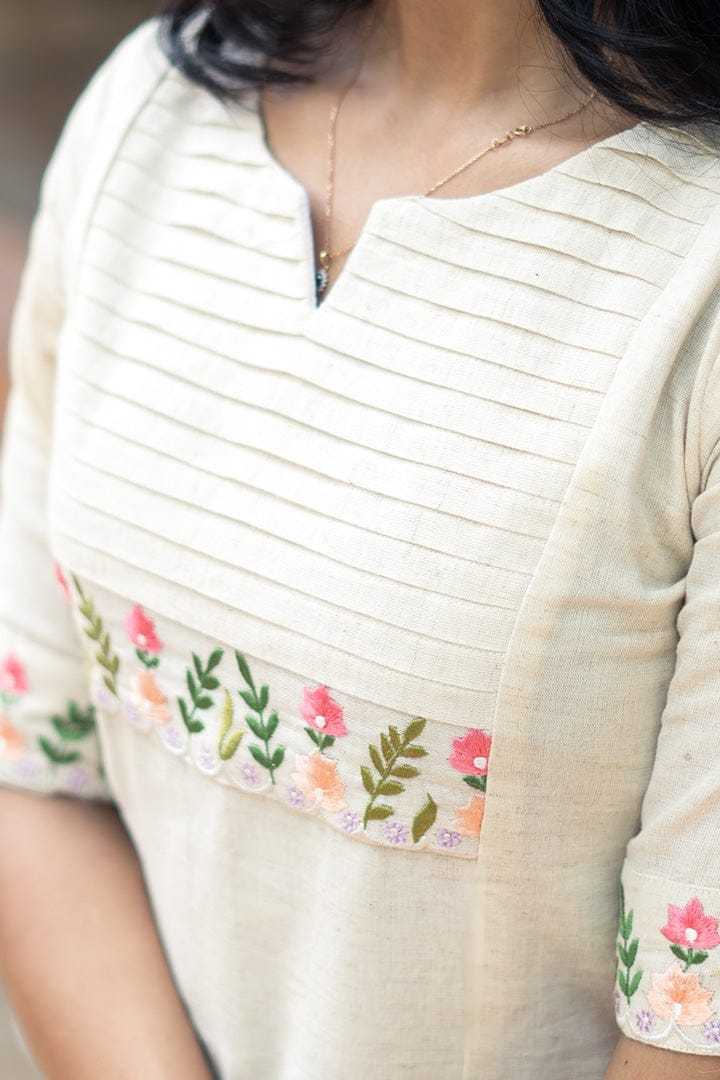 Women?s Cotton Kurta Suit Set with Palazzo Pants & Dupatta(XL) - Image 5